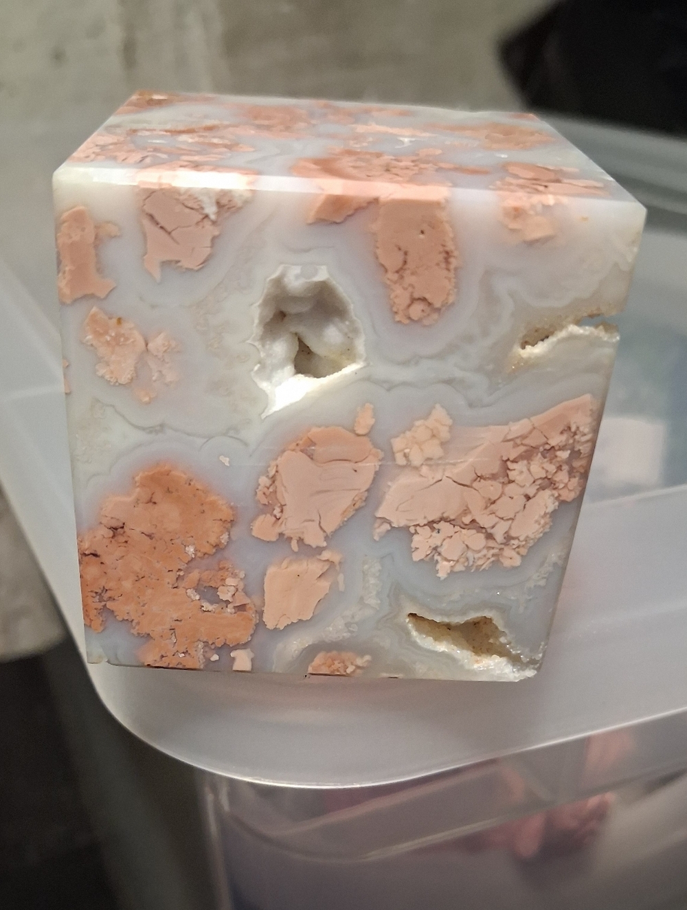 Pink Flower🌷Agate Druzy aka Cherry Blossom🌸 Agate